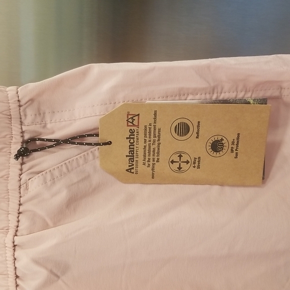 💕AVALANCHE💕 Drawstring Shorts ~ Light Pink XL NWT - Picture 3 of 8